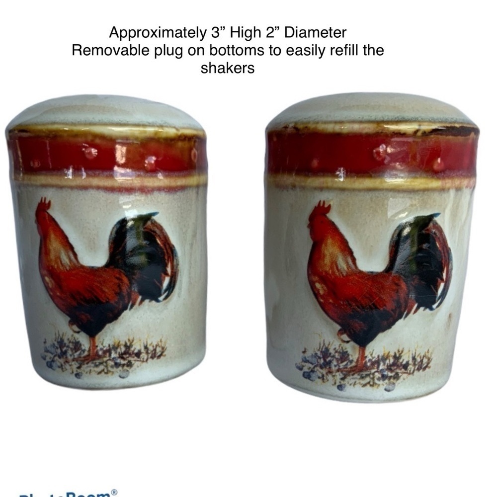 Rooster Kitchen Ceramic Artisan Accessories Functional Art Rustic Farmhouse Set - Picture 5 of 15